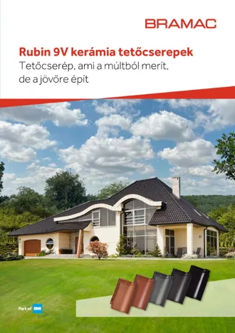 Rubin 9V Kerámia tetőcserép katalógus